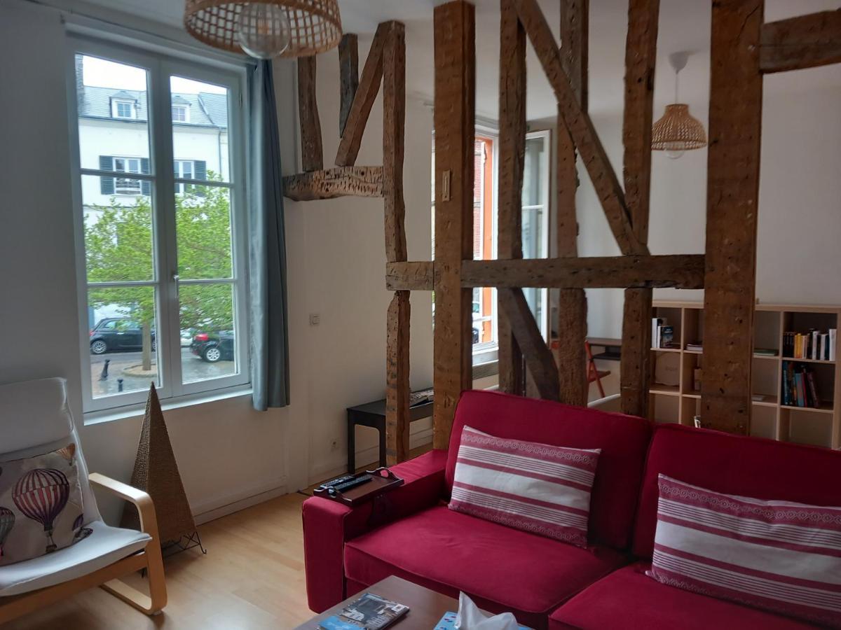 Le Leon Apartment Honfleur Bagian luar foto