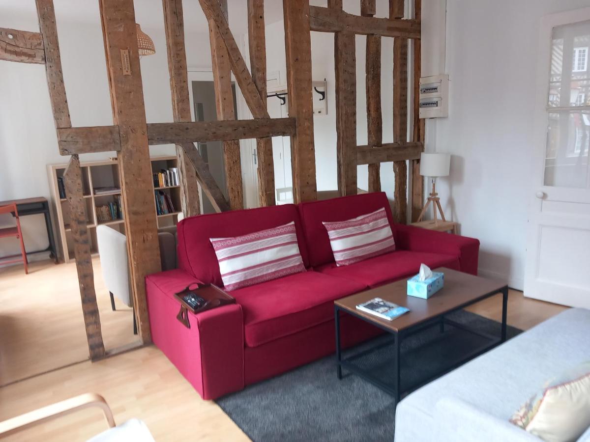Le Leon Apartment Honfleur Bagian luar foto